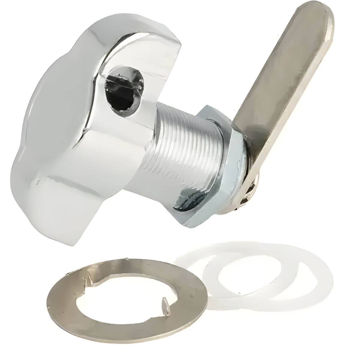 Siso Spindschloss 300 Ø 19 x 25 mm, Chrom poliert DIN links
