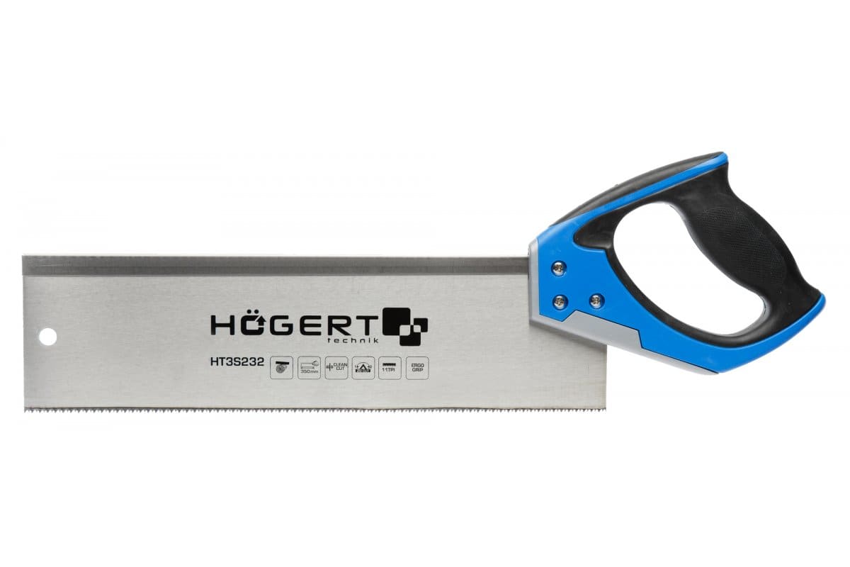 Högert Rückensäge aus Stahl, 350 mm