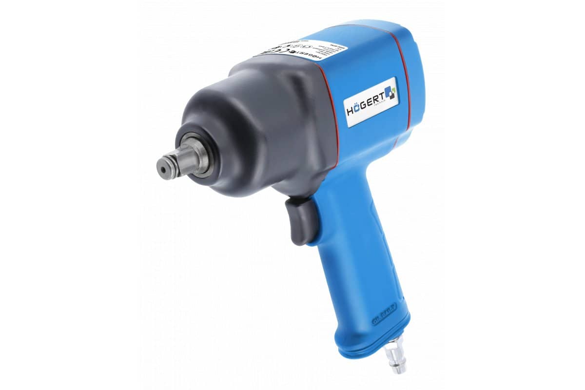 Högert Technik Högert Pressluft-Schlagschlüssel Twin Hammer 1/2 Zoll, 1500 Nm