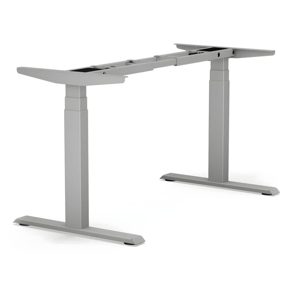 BMB Tischgestell E-MORE elektrisch höhenverstellbar 610 - 1270 mm weißaluminium RAL 9006