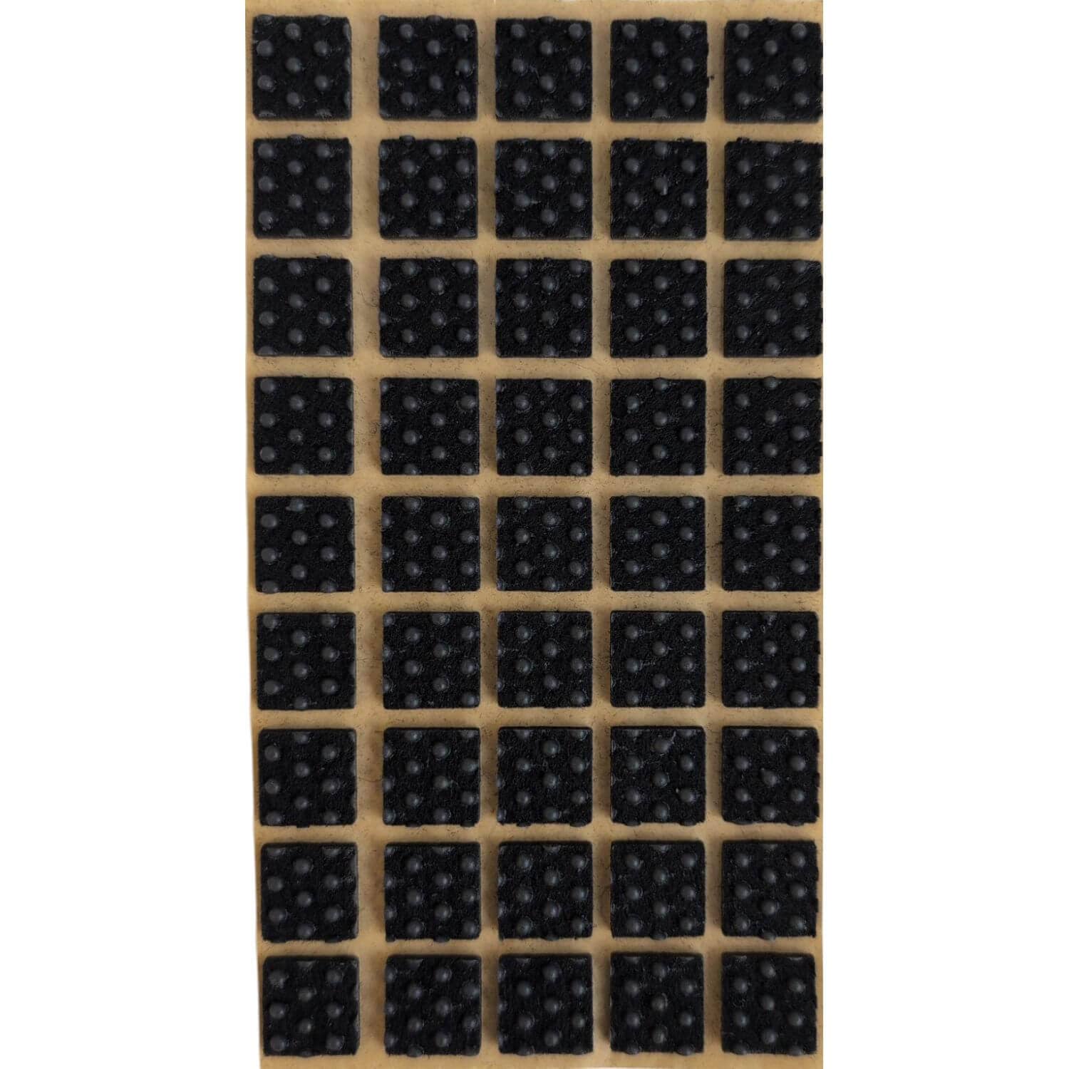 Folmag 45 Stk. Anti-Rutsch Filzgleiter Quadrat 15x15 mm Schwarz