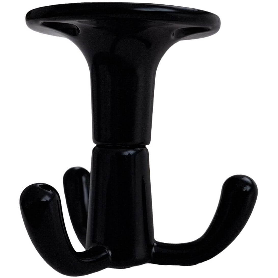 Ganci appendiabiti Gedotec PEGASI in alluminio nero, girevoli