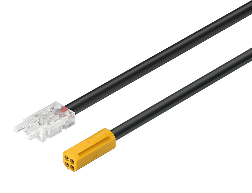 Cable de alimentación Häfele LOOX5 para cinta LED 12V 8 mm multiblanco 2000 mm