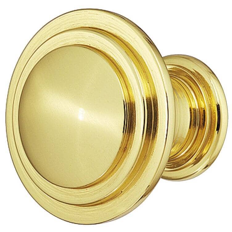 Häfele Möbelknopf VASILY aus Messing, Ø 30 mm, Gold glänzend