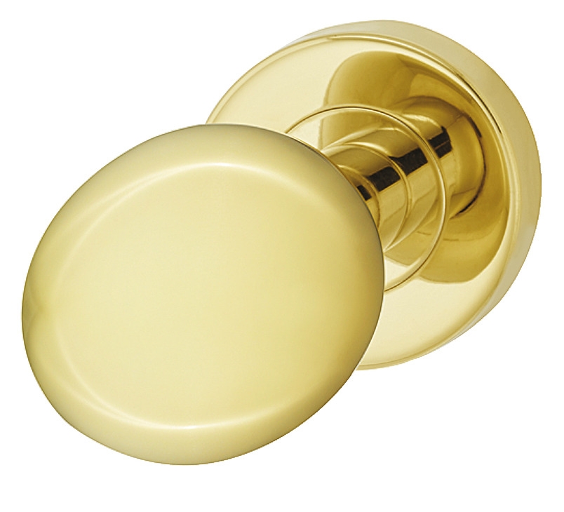 Häfele Door Knob LDK 214 Stainless Steel Polished Brass