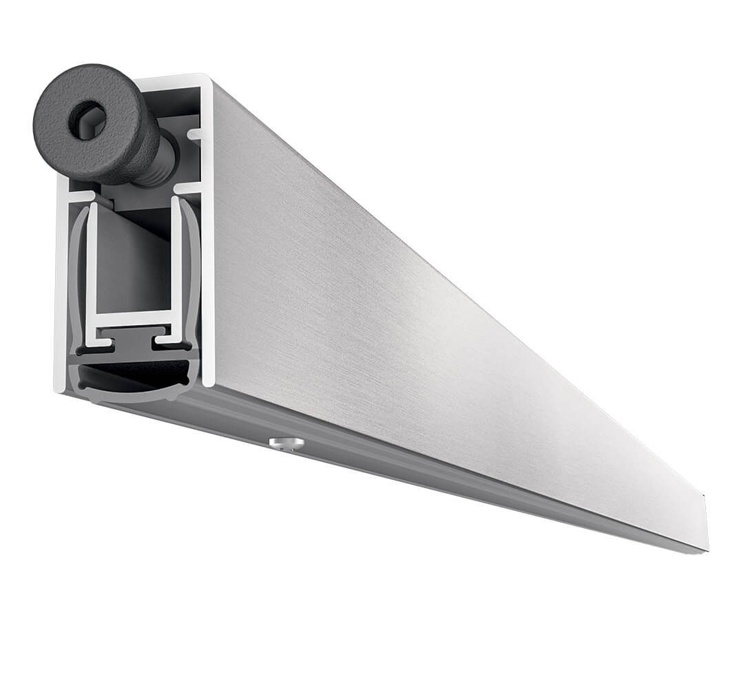 Junta escamoteable CCE ACOUSTIC PLUS de aluminio, insonorización, 730 mm