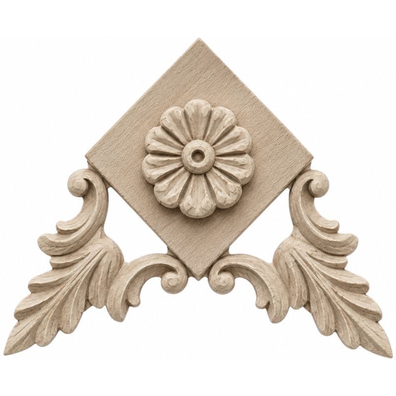 Gedotec Ornamente aus Holzpaste, Modell 869 Maße: 73 x 58 mm