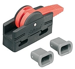 Nodo di collegamento SERVO-DRIVE Blum con protezione terminale del cavo Z10V100E.01