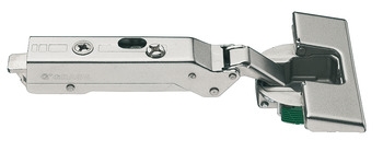 Grass Pot Hinge Corner Attachment Tiomos 110° for larger door opening up to 24 mm tool-free