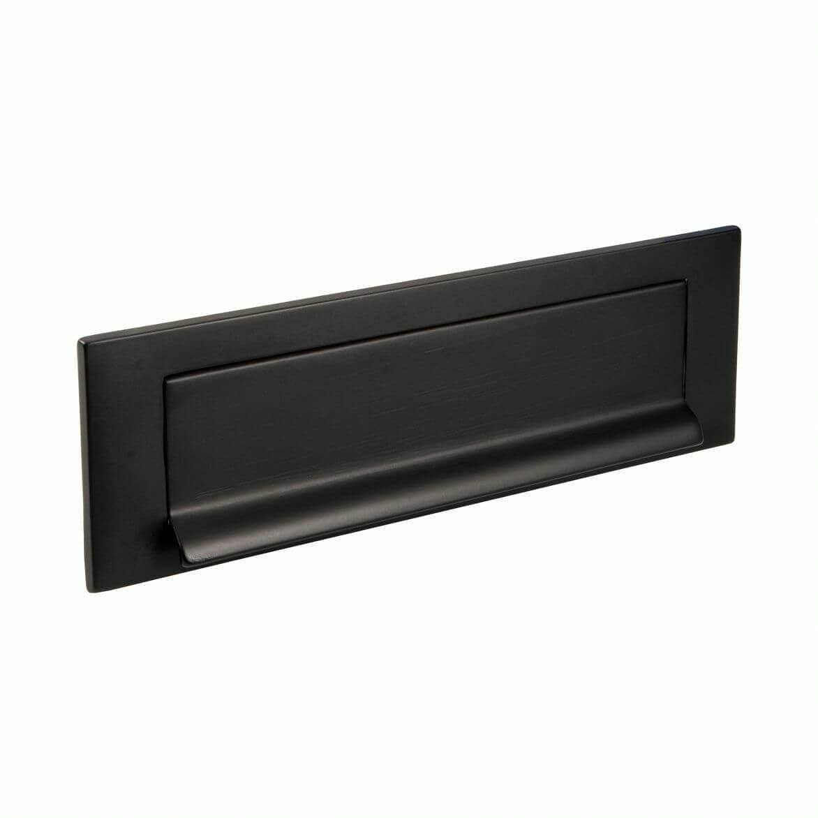 Fimet Briefeinwurf LETTER aus Edelstahl 340x76 mm, Edelstahl schwarz matt