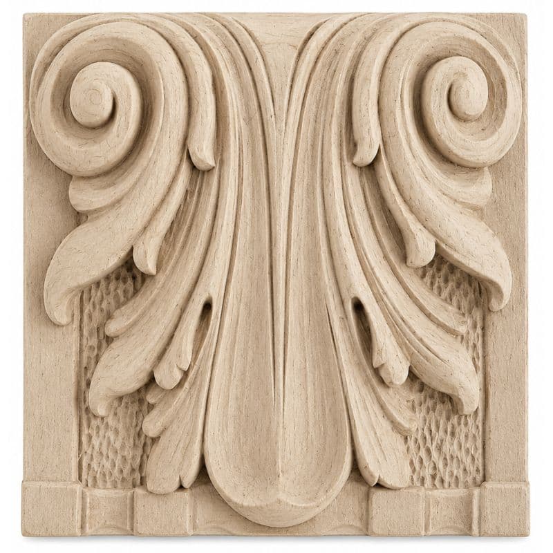 Gedotec Ornamente aus Holzpaste, Modell 859 Maße: 84 x 82 mm