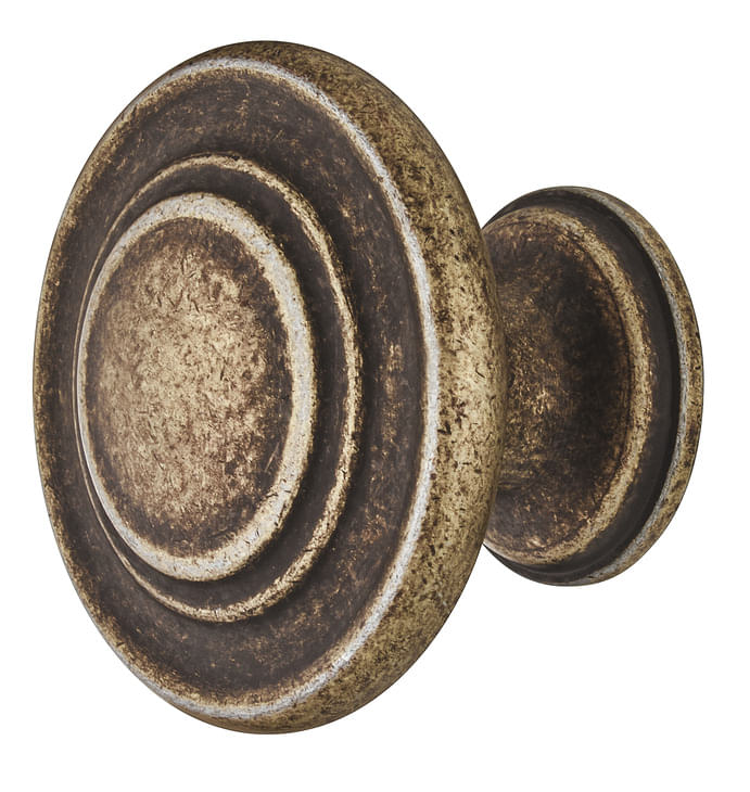 Möbelknopf vermessingt antik