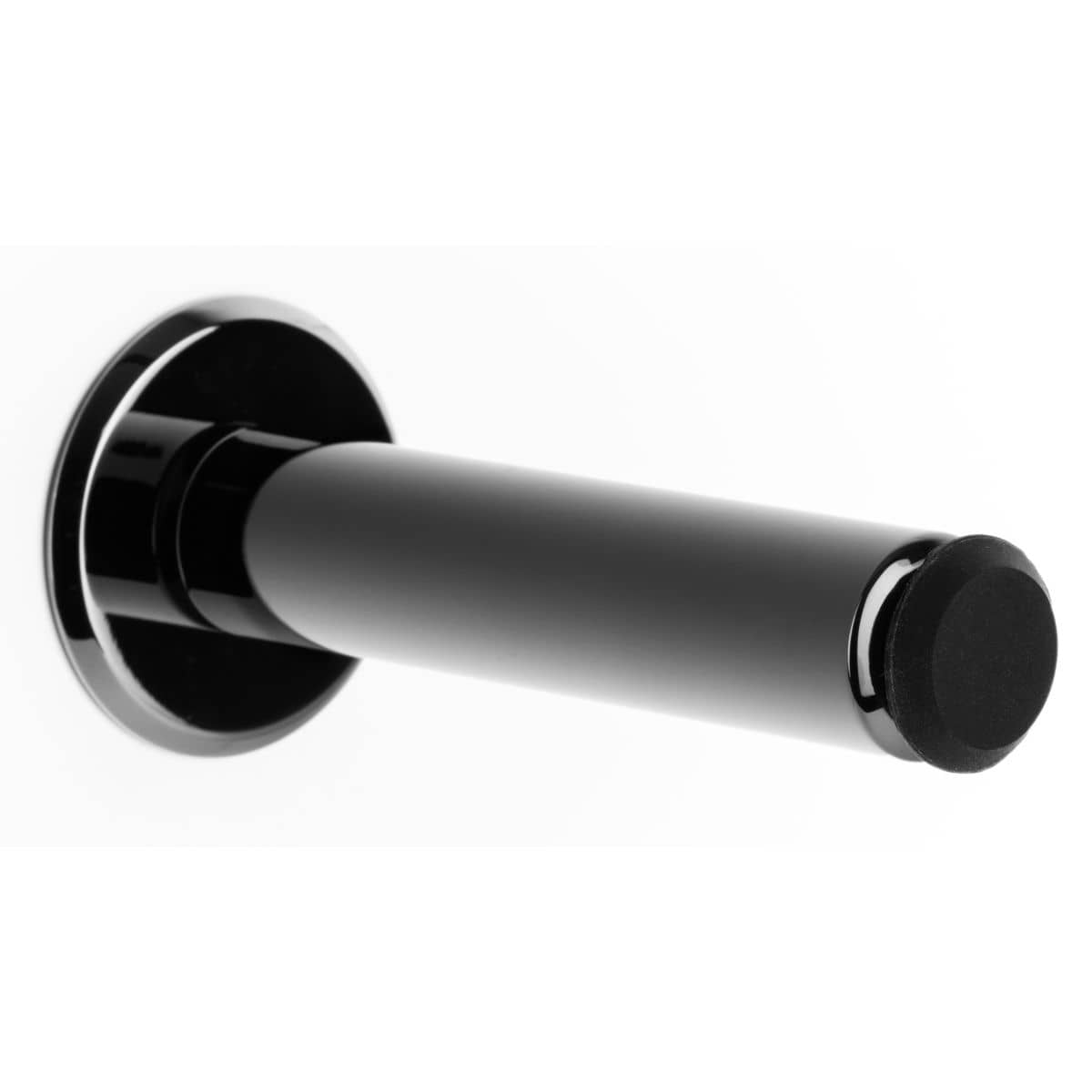 Viefe Wandtürpuffer FASE WALL aus Aluminium, 101 mm, Titanschwarz poliert (PVD)