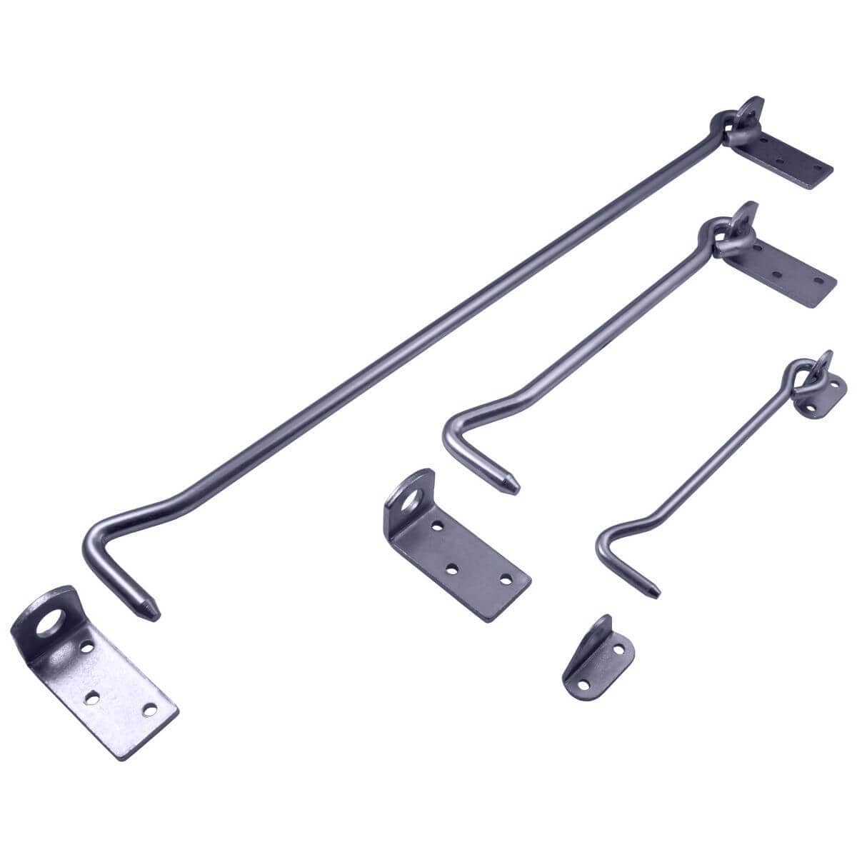 Alberts Sturmhaken aus Stahl mit Winkelplatten, 280 mm