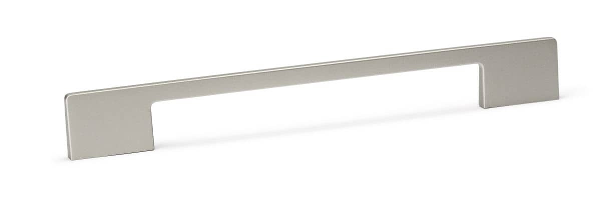 Metalowy uchwyt meblowy Viefe DINO, 160 i 192 mm - srebrny matowy