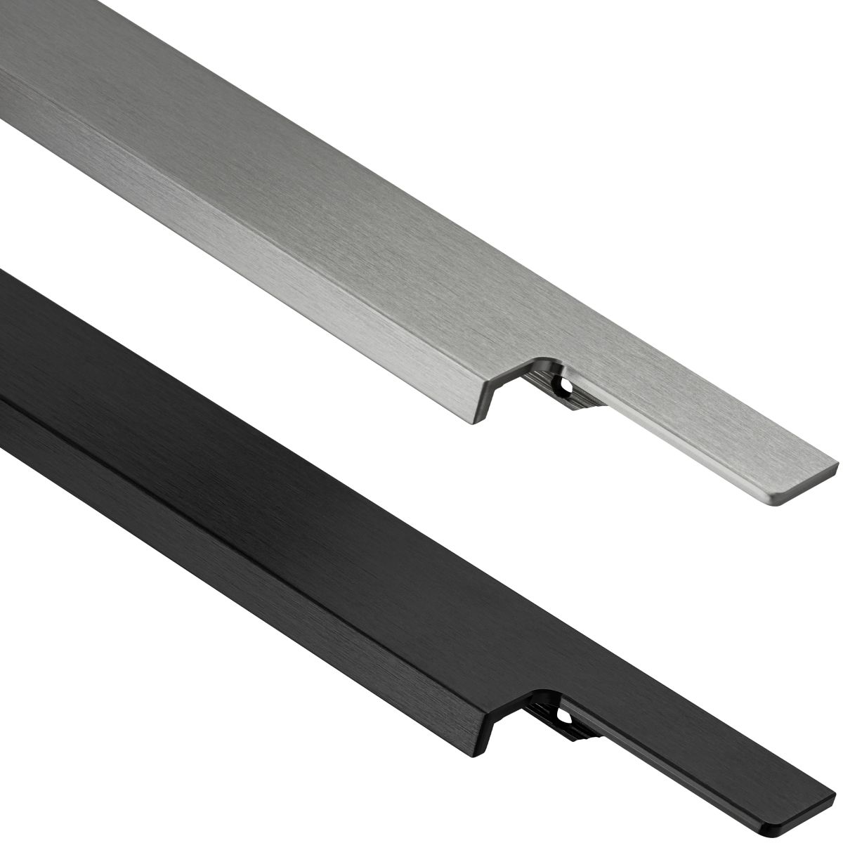 Tirador para muebles Gedotec MALIBU de aluminio, BA 146 - 1196 mm