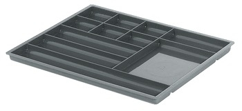 Häfele Compartment Tray H4103 Drawer Utensil Storage with 11 Compartments 332x277x185 mm Anthracite