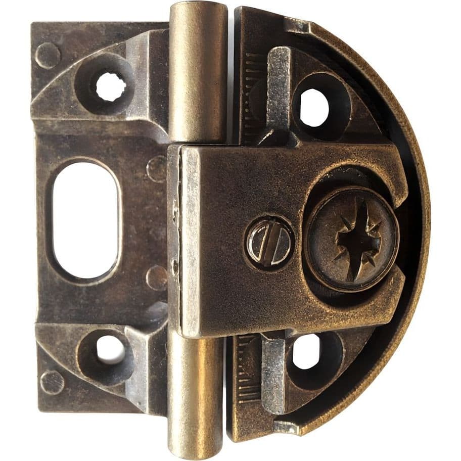Gedotec Aufschraubscharnier 241 für aufliegende Türen mit Sockel, Bronze