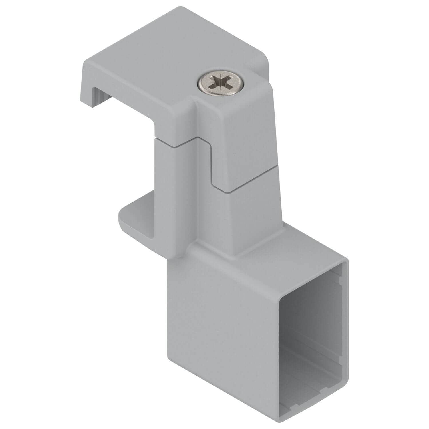Blum Relinghalter ORGA LINE für Quereling Tandembox Antaro ZRU.01EO Systemhöhe M, weißgrau