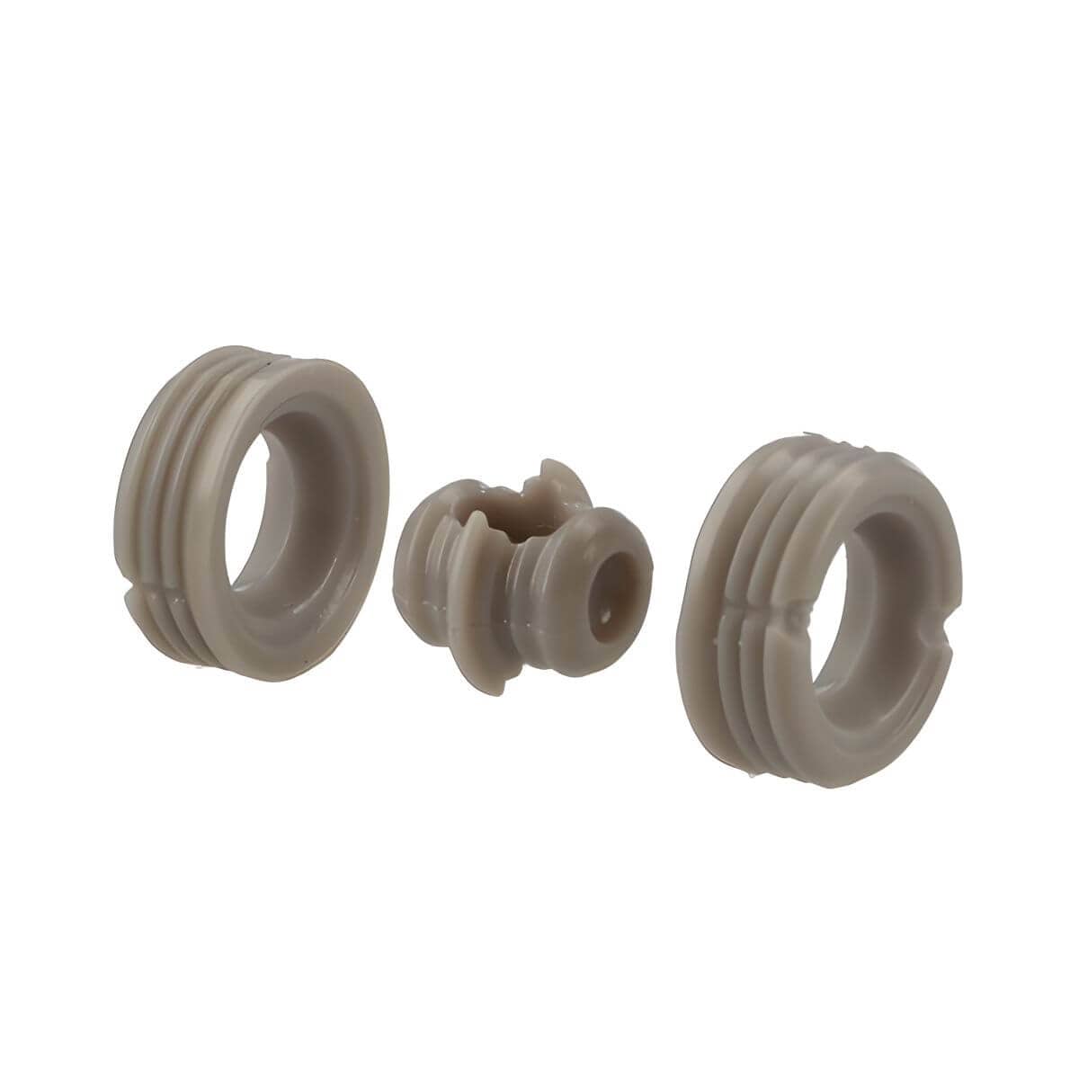 Siso Schnappverbinder DIVA aus Kunststoff, Abstand 0 mm (grau)