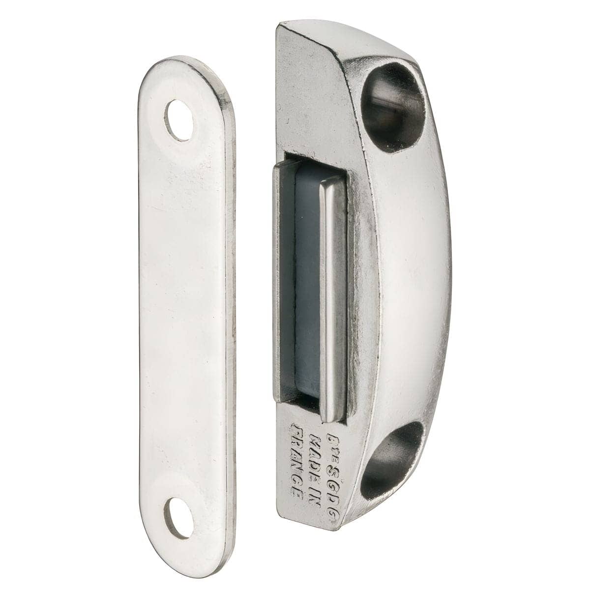 Häfele Loquet magnétique H6023 Force d'adhérence 4 kg à visser carré