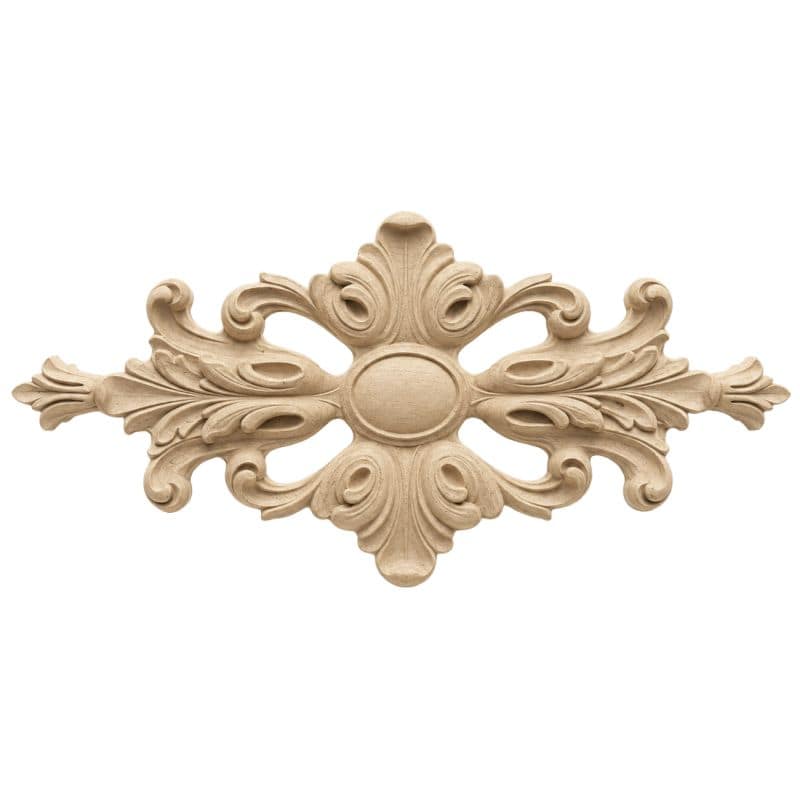 Gedotec Ornamente aus Holzpaste, Modell 17 Maße: 205 x 90 mm