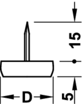 Skizze Möbelgleiter