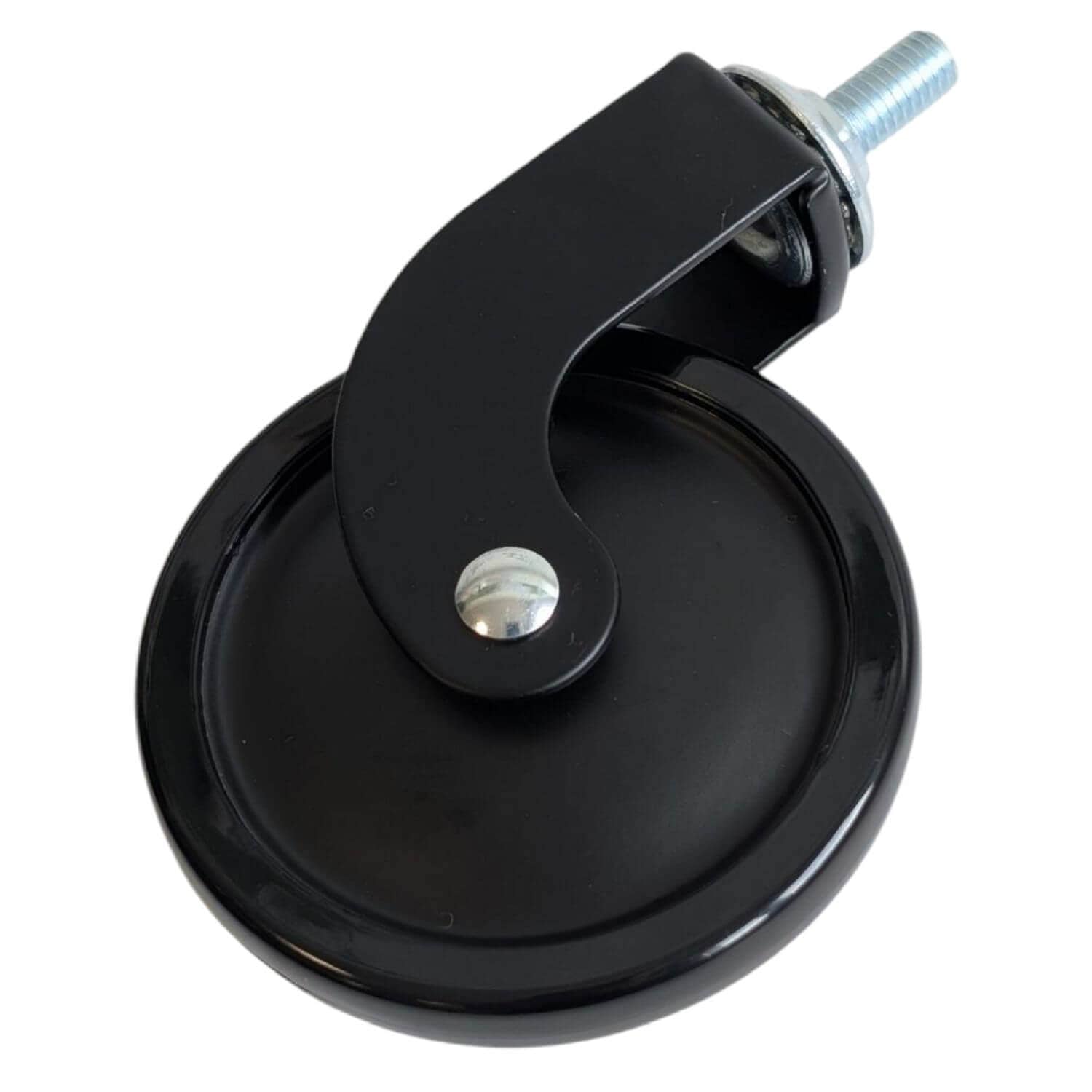 Siso Möbelrolle TACITUS aus Metall mit 8 mm Aufnahme, Ø73.5 Tragkraft 12 KG schwarz ohne Bremse