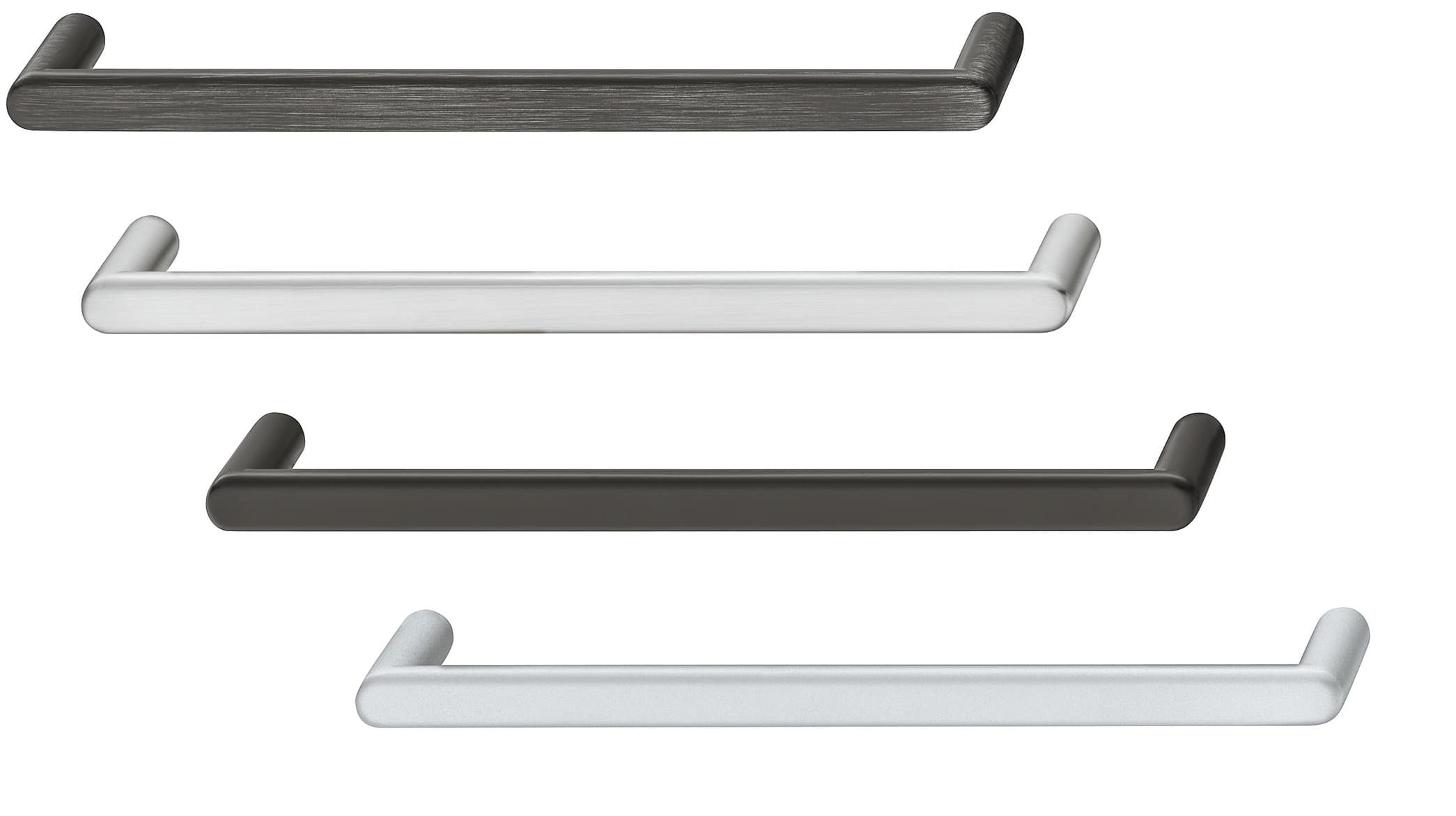 Häfele Möbelgriff Bügelgriff H1950 Schrankgriff Küchengriff, vernickelt gebürstet - 128 mm