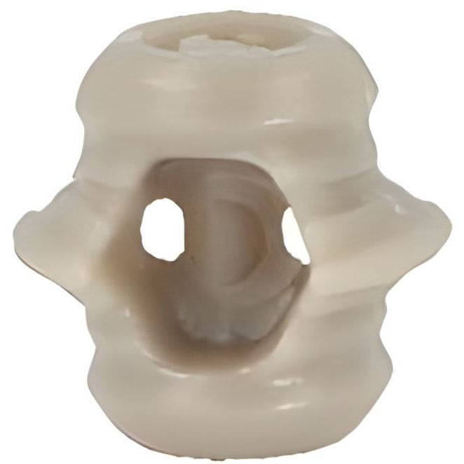 Siso Schnappverbinder DIVA MALE aus Kunststoff, Distanz 0 mm grau