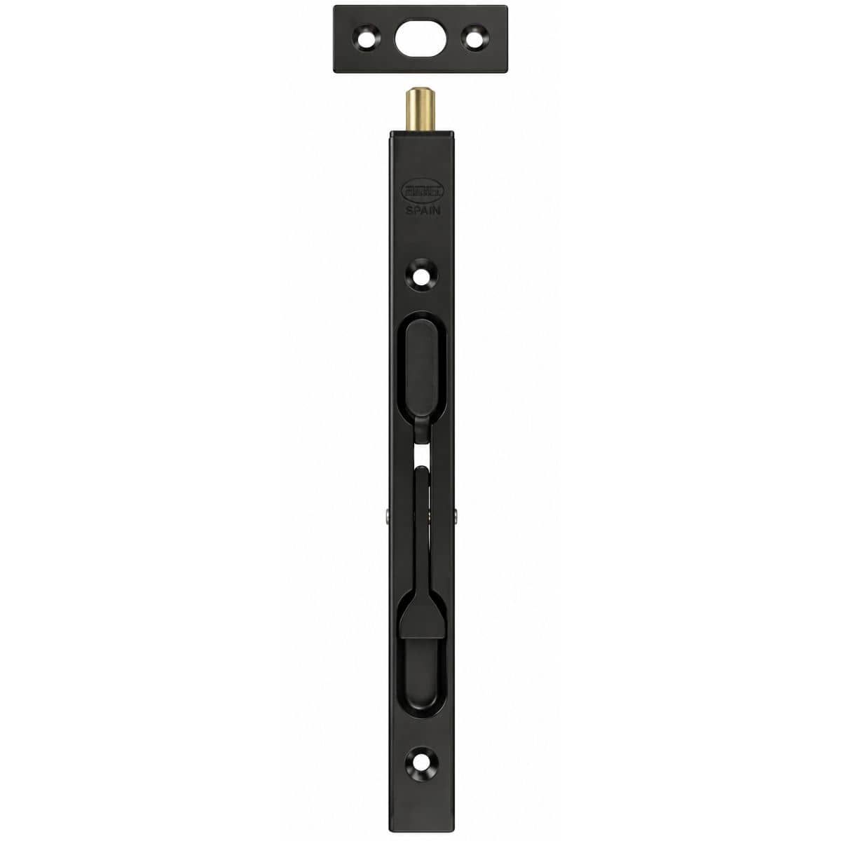 Gedotec Türriegel EISENSTADT aus Stahl schwarz matt, 150 mm