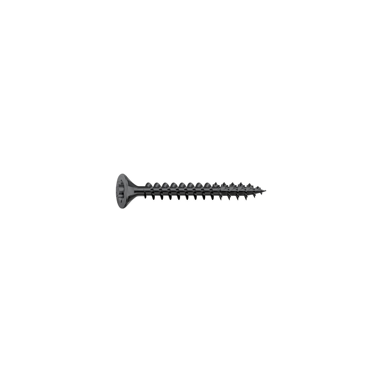 Tornillo SPAX para tableros de aglomerado cabeza avellanada 4,0x 35 rosca completa Torx 20 galvanizado-negro con evaluación