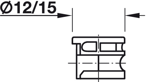 Minifix 15 Verbindergehäuse