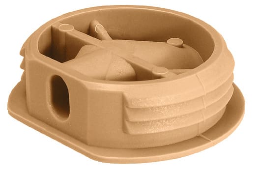 00010174_0 Korpusverbinder CARAVAN aus Kunststoff Ø 26 mm beige
