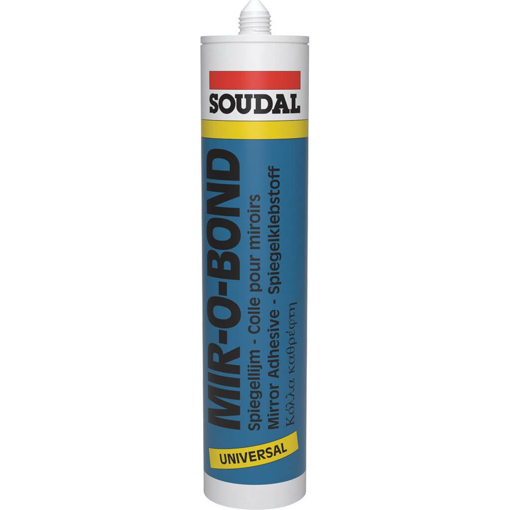 Adesivo per specchi Soudal Mir-O-Bond, grigio 310 ml