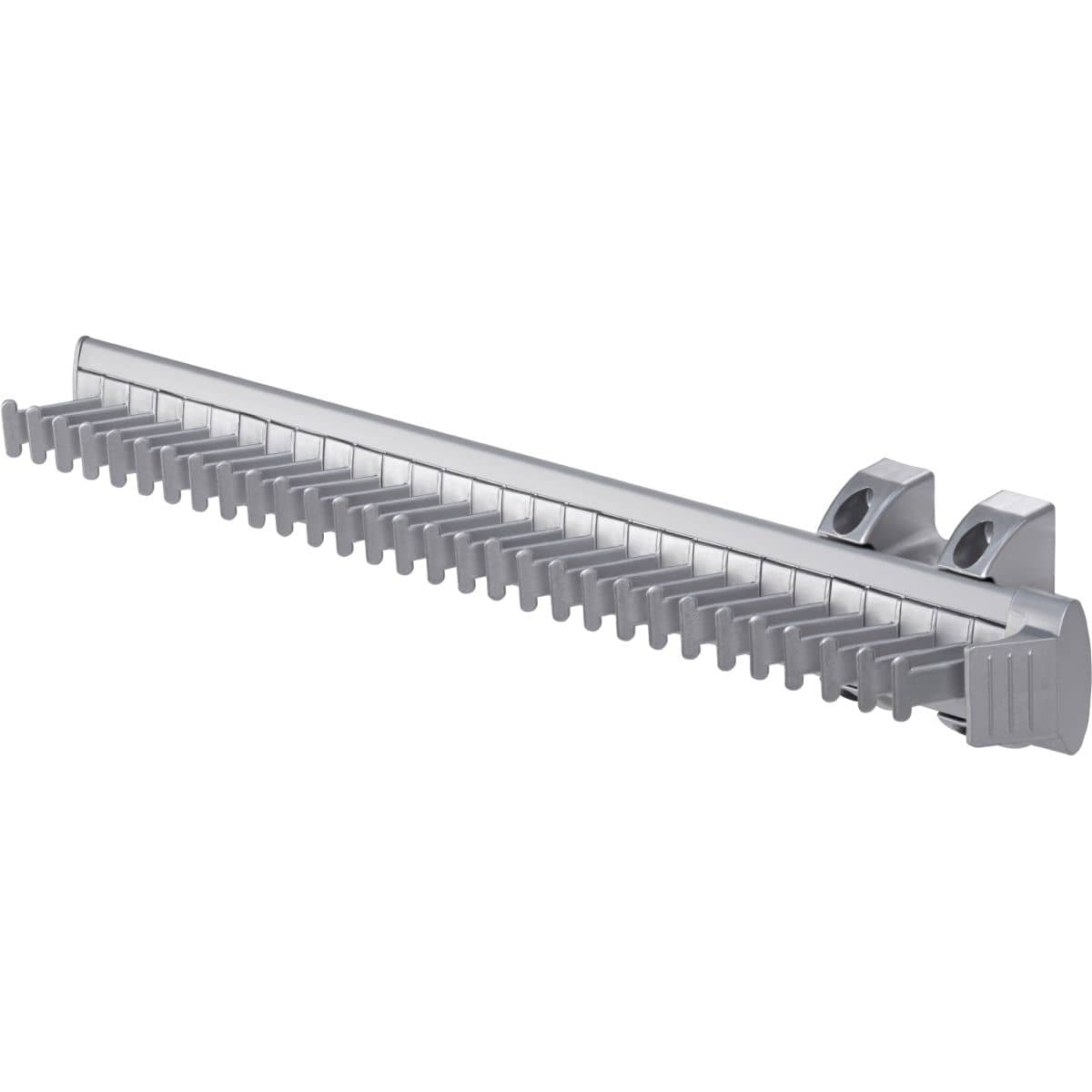 Emuca Krawattenhalter KEEPER aus Aluminium ausziehbar silber 454 mm