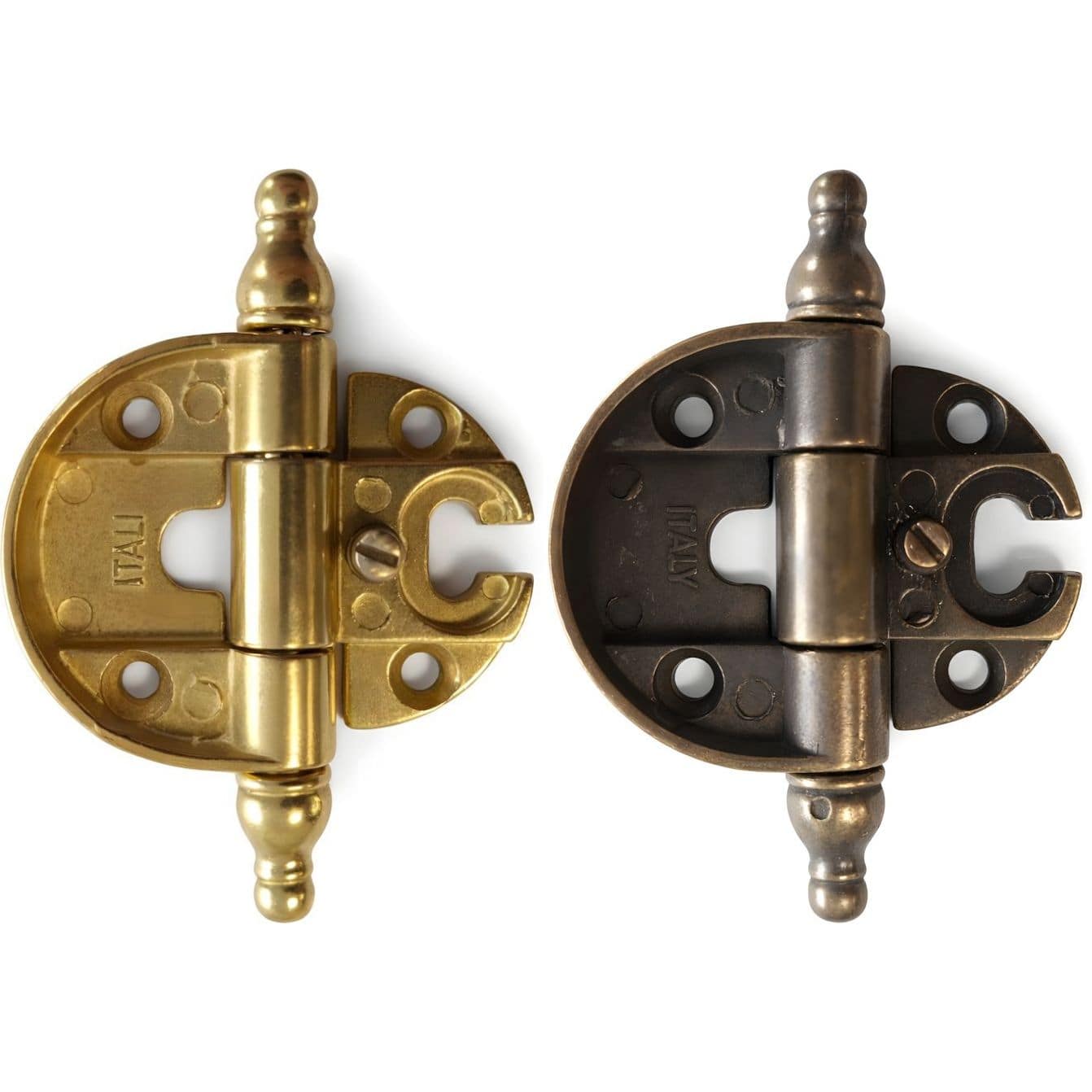 Gedotec Klappenscharnier 231 aus Metall mit Zierrolle, Ø 35 mm