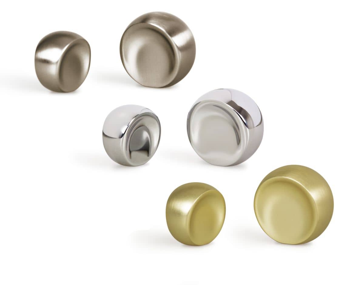 Viefe Möbelknopf BALL aus Metall, Chrom poliert - Ø 23,3 mm