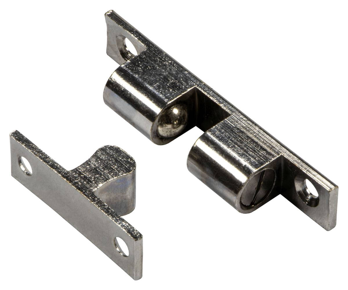 Doppel-Kugelschnapper aus Messing verstellbar verchromt poliert 70 mm