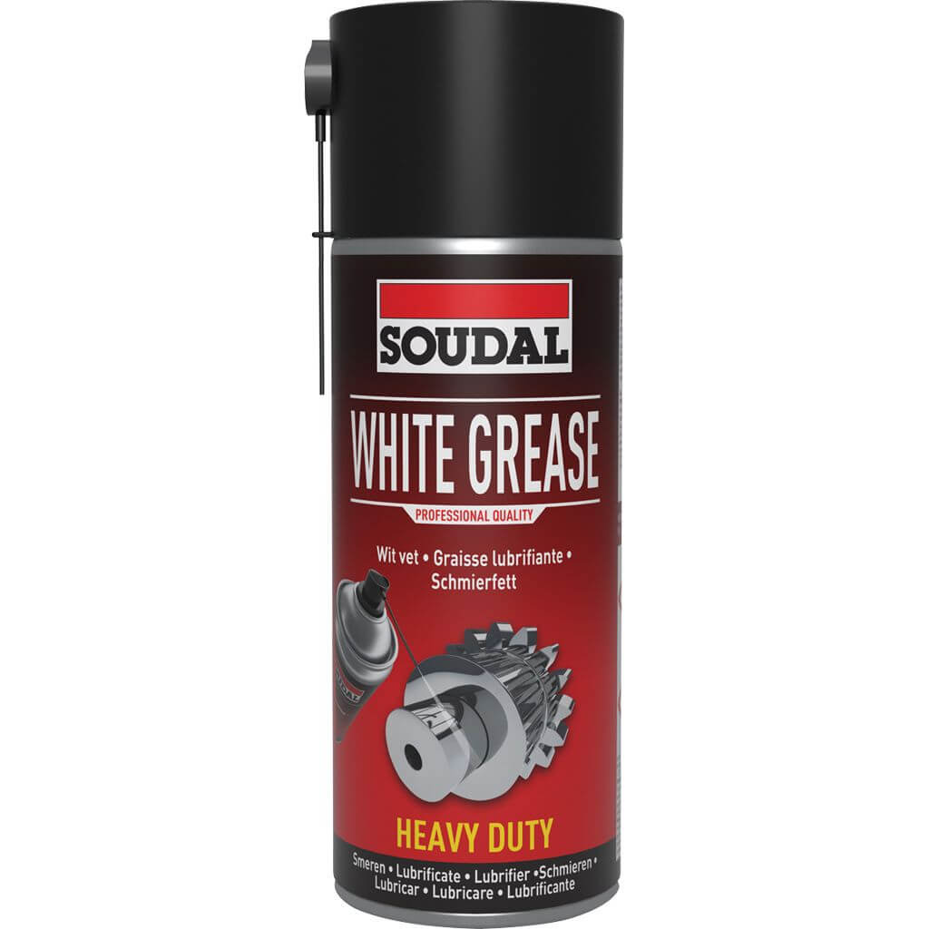 Soudal Lubricating Grease Spray waterproof, for long-term lubrication 400 ml