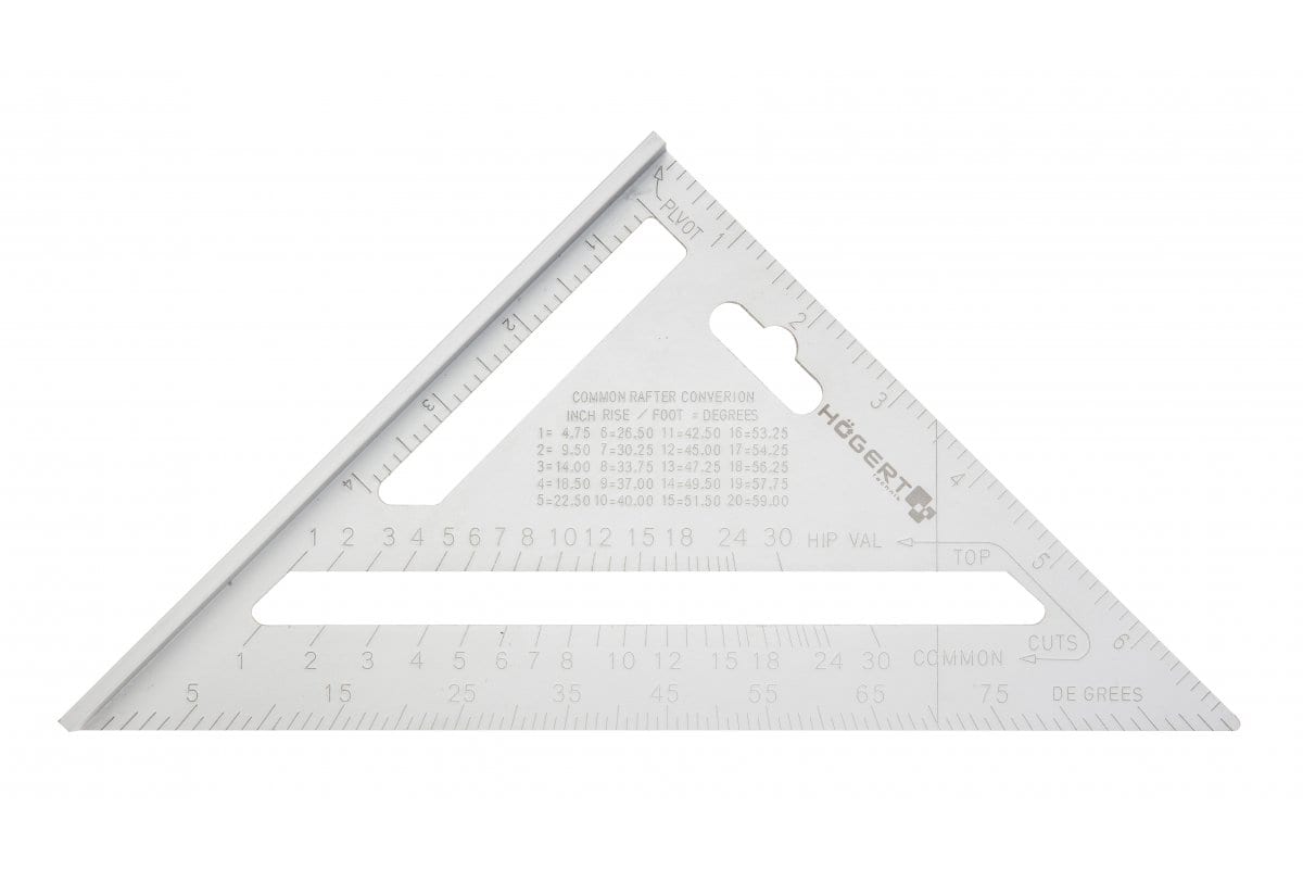 Högert Technik Högert Dreieck-Schreinerwinkel Aus Aluminium, 185 Mm