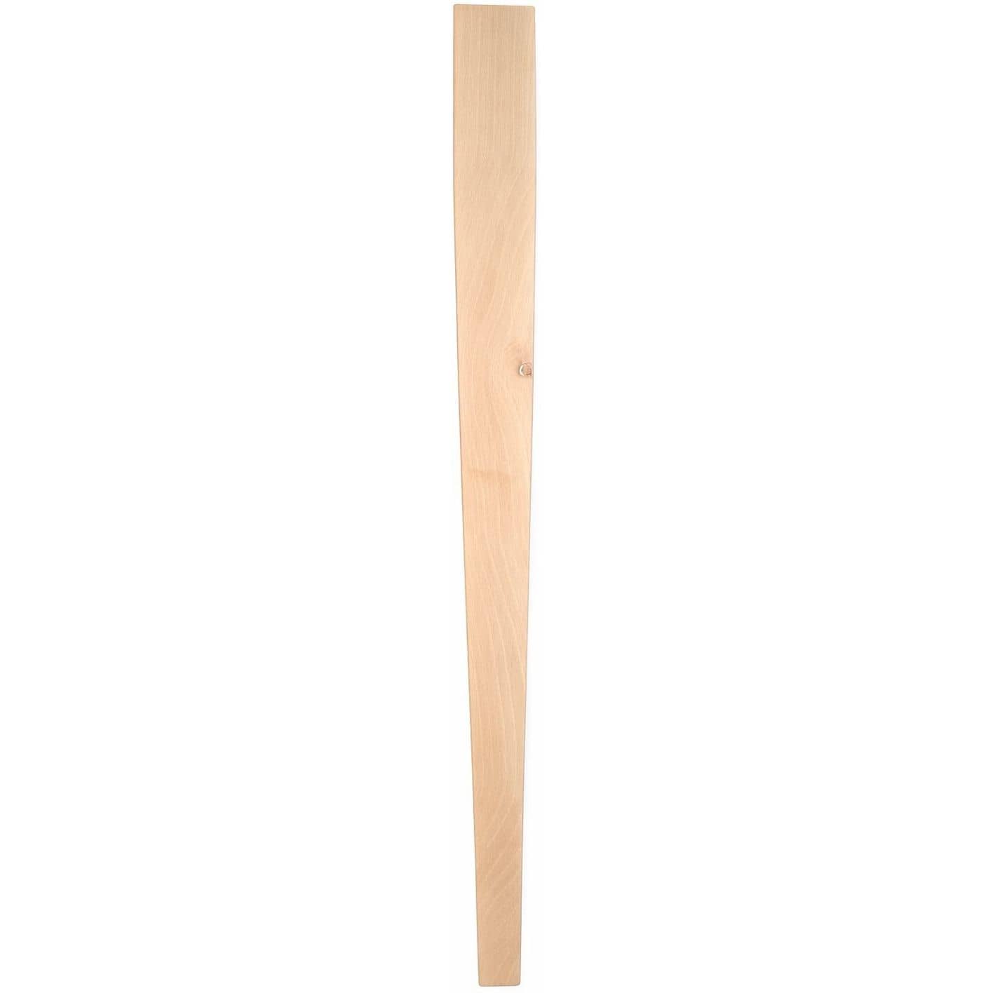 Gedotec Tischbein IDUNN aus Buchenholz, 750 x 75 x 75 mm