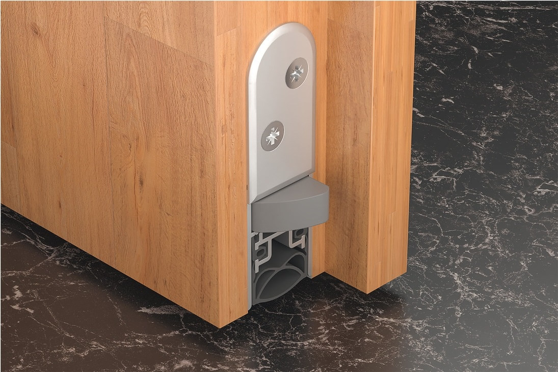 Absenkdichtung für Holztüren mit der Nut 20x30 mm (Beispiel)