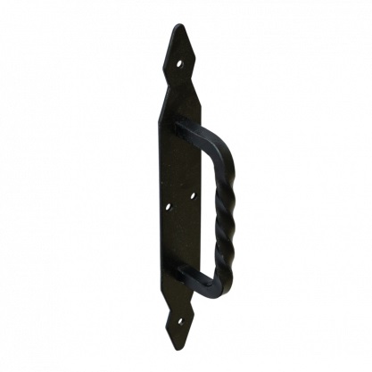 Asa de puerta Domax de acero negro, 130 mm