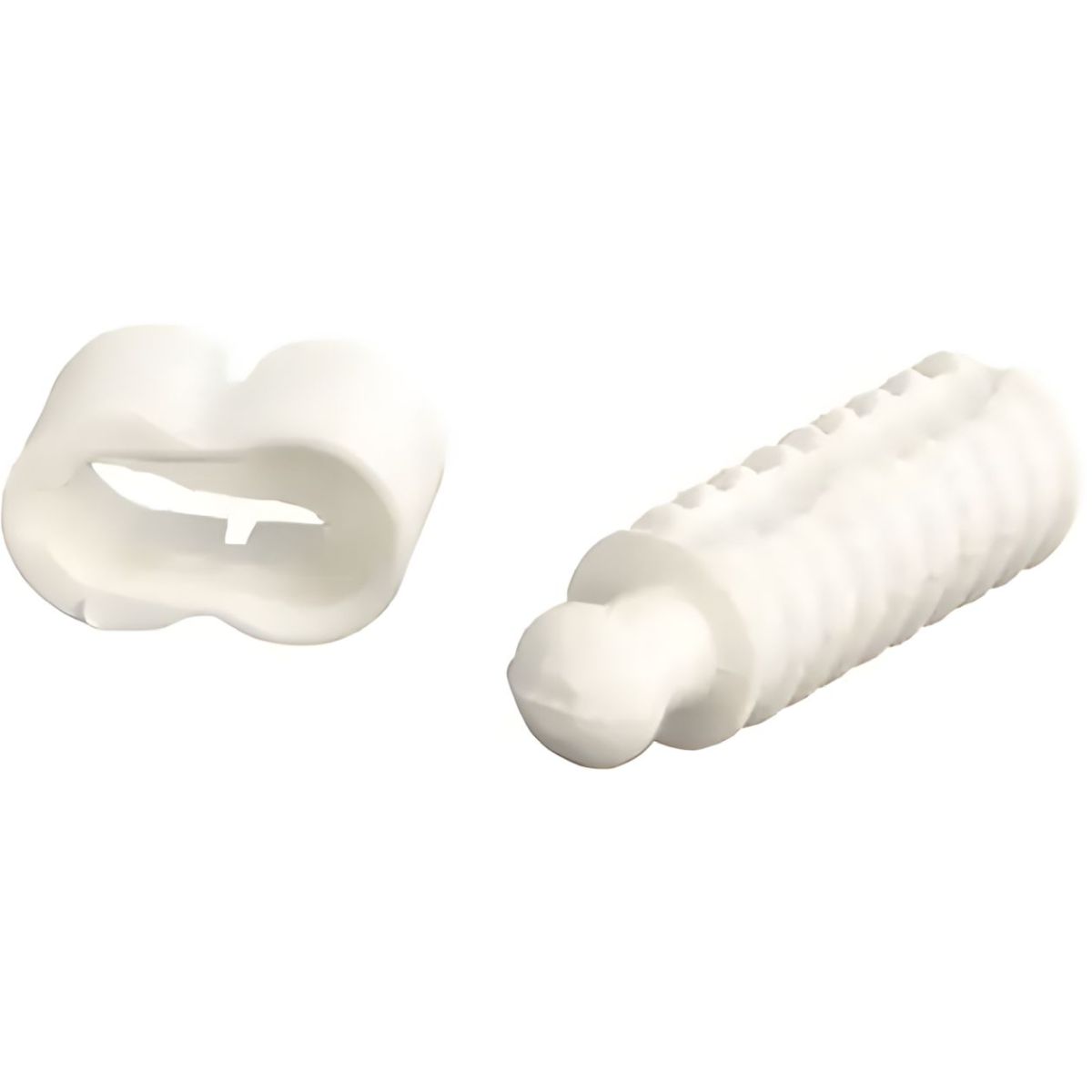 Siso Raccord en trou de serrure FIXI en plastique, chevilles incluses