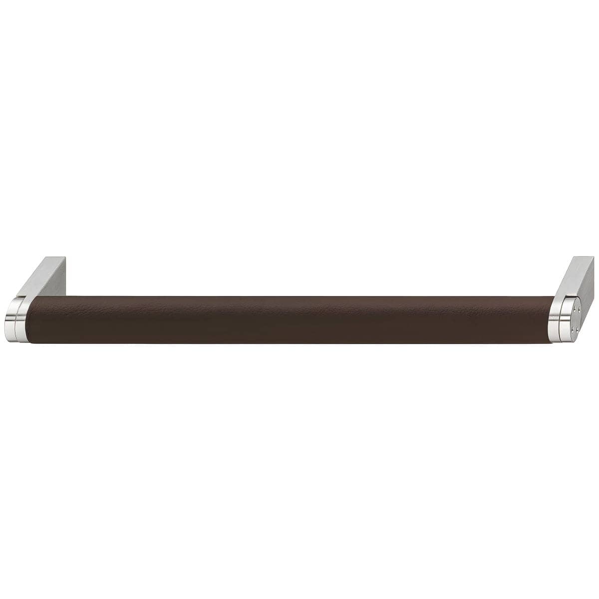 Häfele Möbelgriff H1099 Sockelgriff Edelstahl - Leder  Bohrabstand 128 oder 192 mm