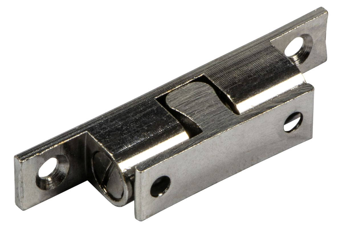 Doppel-Kugelschnapper aus Messing verstellbar verchromt poliert 70 mm