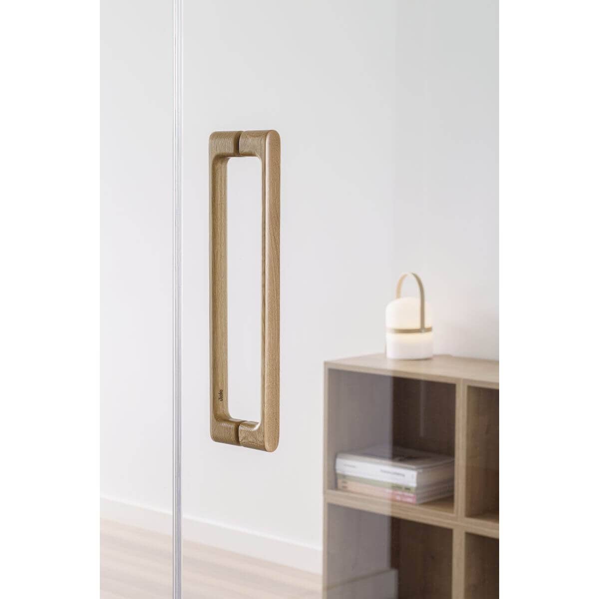 Viefe Stoßgriff LUV WOOD aus Holz, Eiche - 384 mm - Einseitig (1 Stück)