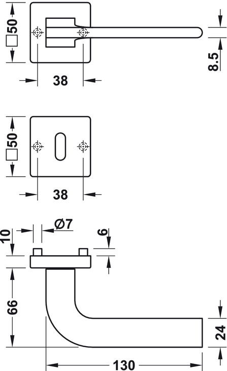 Skizze Türdrücker LDH 3235