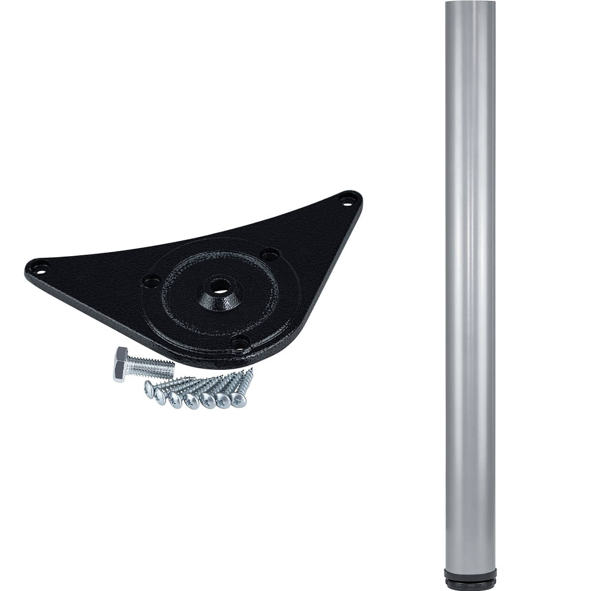 HÄ Tischbein silberfarben